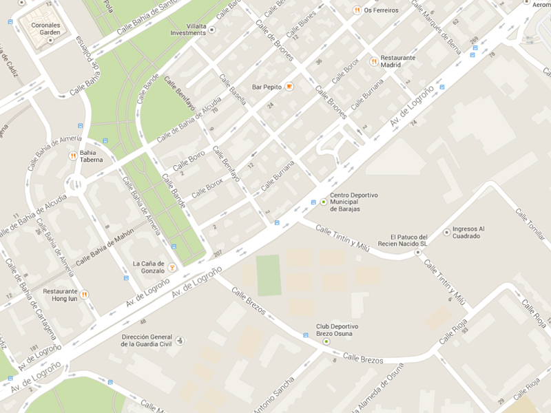 localizacion centro deportivo