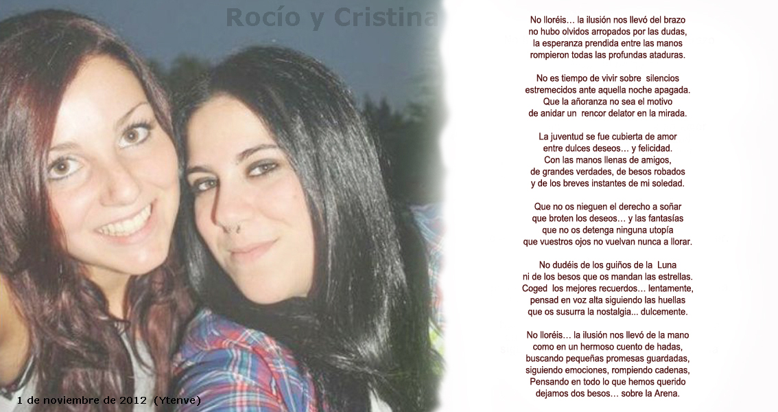 Rocio y Cristina